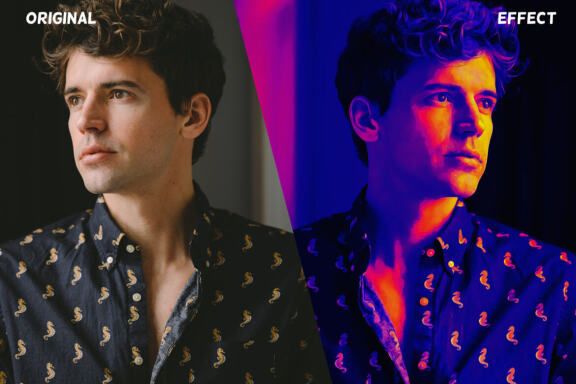 Bold Colorful Portrait Photoshop Action