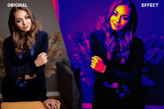 Bold Colorful Portrait Photoshop Action