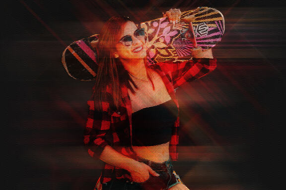 Hologram Effect Photoshop Action