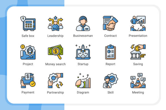 Business And Finance Icon Pack Vol.01