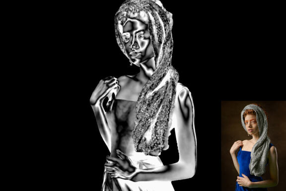 Metallic Statues Photoshop Action