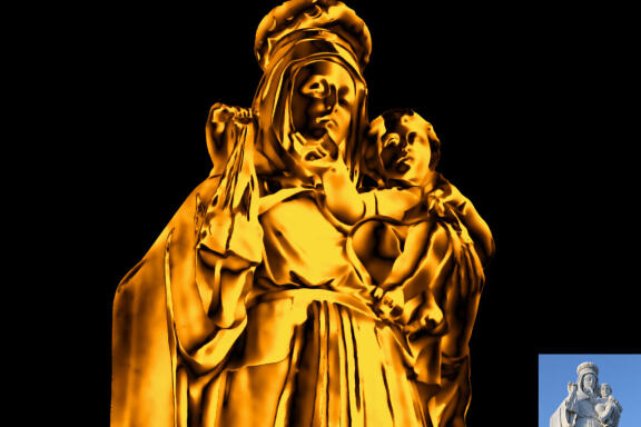 Metallic Statues Photoshop Action