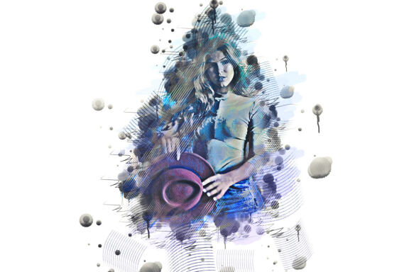 Pen Watercolor Photoshop Action