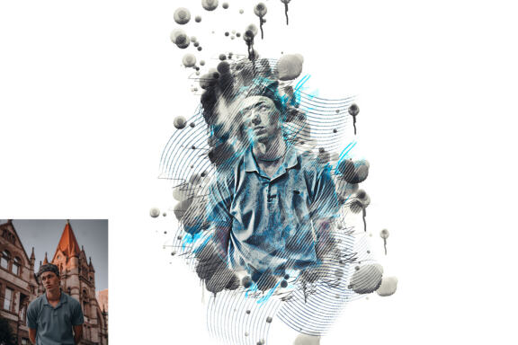 Pen Watercolor Photoshop Action