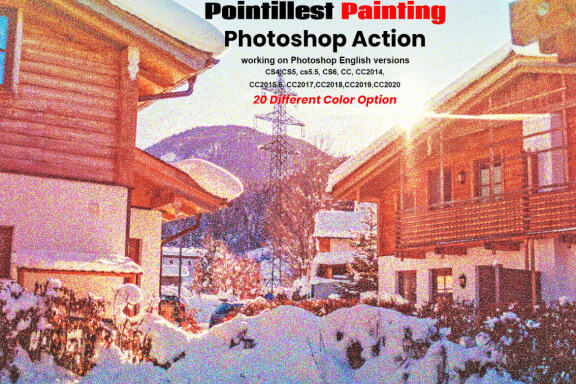 Pointillist Painting Photoshop Action