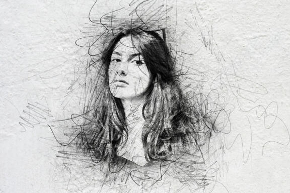 Portrait Scribble Sketch  Photoshop Action