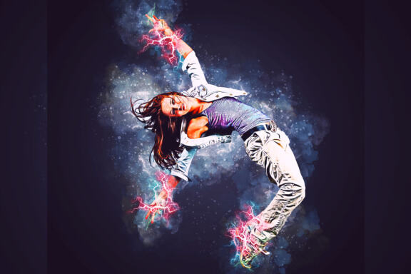 Power Effect Photoshop Action