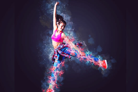 Power Effect Photoshop Action