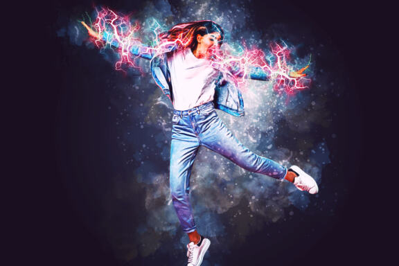 Power Effect Photoshop Action