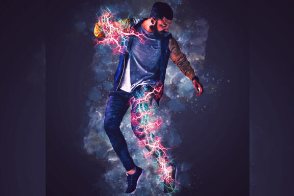 Power Effect Photoshop Action