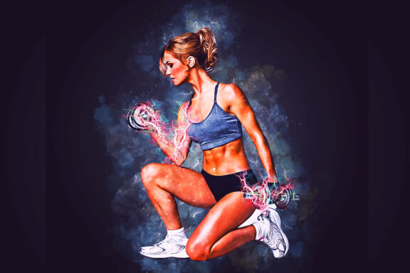 Power Effect Photoshop Action