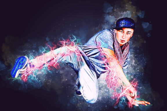 Power Effect Photoshop Action