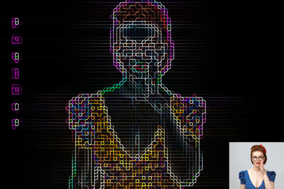 Sci-fi Digital Portrait Photoshop Action