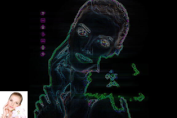 Sci-fi Digital Portrait Photoshop Action