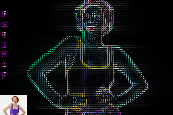Sci-fi Digital Portrait Photoshop Action