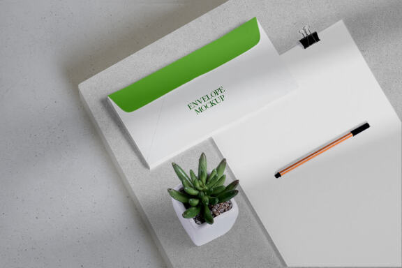 Envelope Mockup