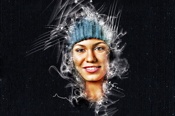 Smoke Sketch Photoshop Action
