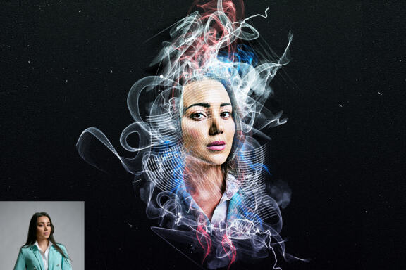 Smoke Sketch Photoshop Action