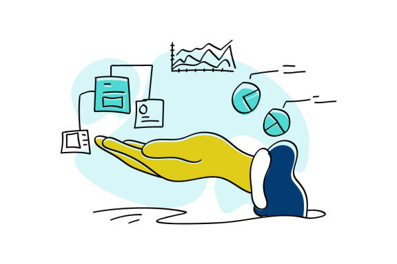 Investment Business flat Illustration
