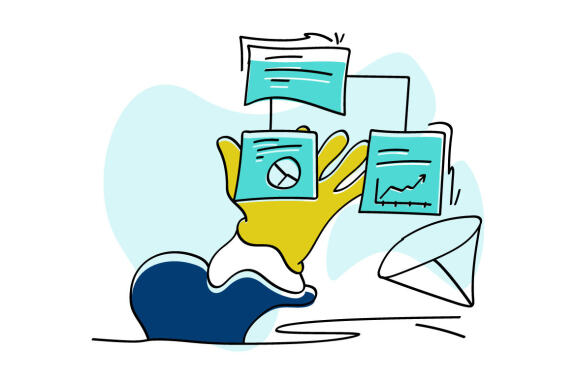 Investment Business flat Illustration