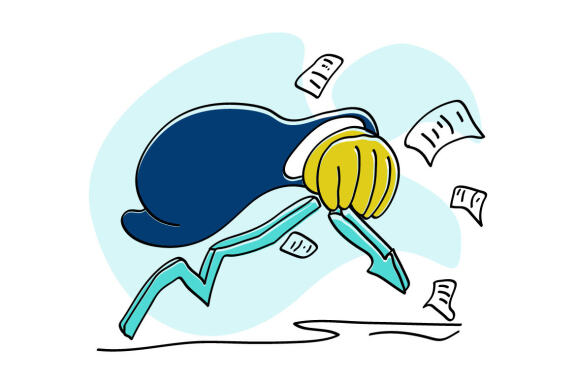 Investment Business flat Illustration