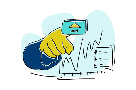 Investment Business flat Illustration