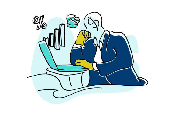 Investment Business flat Illustration