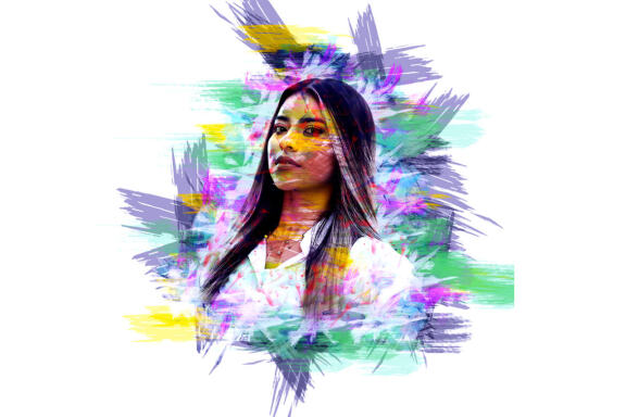 Acrylic Painting Photoshop Action