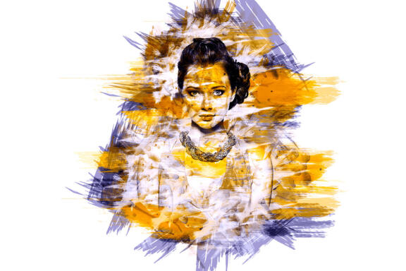 Acrylic Painting Photoshop Action