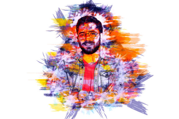 Acrylic Painting Photoshop Action