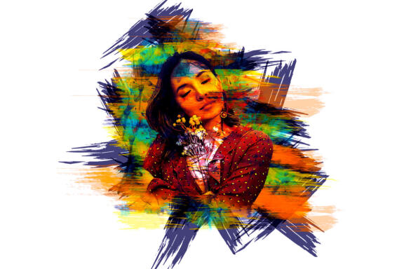 Acrylic Painting Photoshop Action