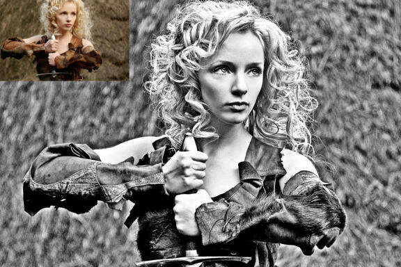 HDR B & W Portrait Photoshop Action