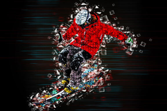 Pixel Stream Effect Photoshop Action