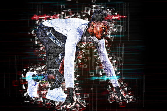 Pixel Stream Effect Photoshop Action