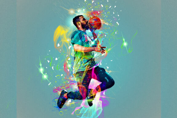 Rainbow Light Effect Photoshop Action