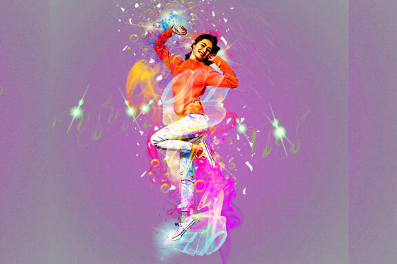 Rainbow Light Effect Photoshop Action