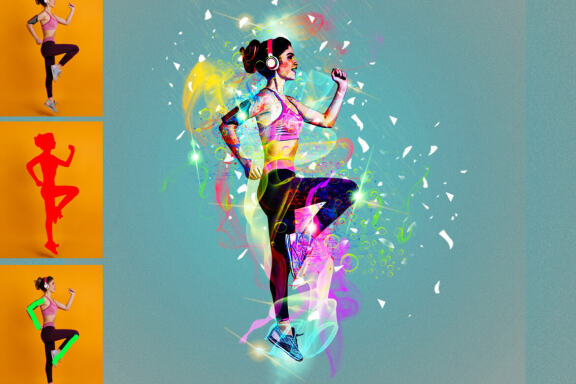 Rainbow Light Effect Photoshop Action