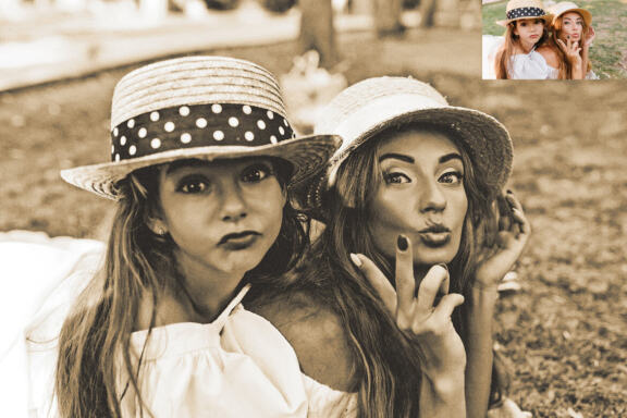 Sepia Tone Effect  Photoshop Action