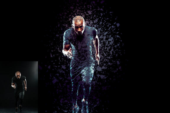 Shatter Effect Photoshop Action
