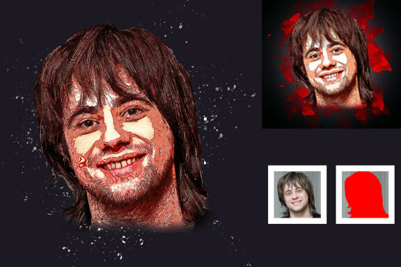 Halftone Comic Effect Photoshop Action