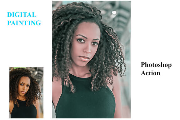 Digital Painting  Photoshop Action