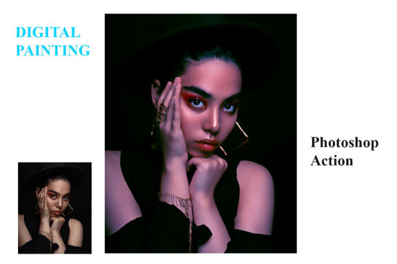 Digital Painting  Photoshop Action