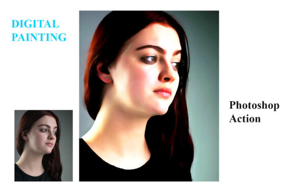 Digital Painting  Photoshop Action