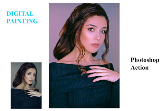 Digital Painting  Photoshop Action