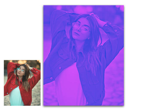 Duotone Photoshop Action