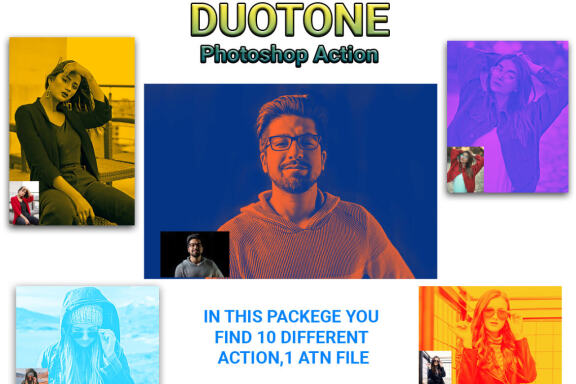 Duotone Photoshop Action