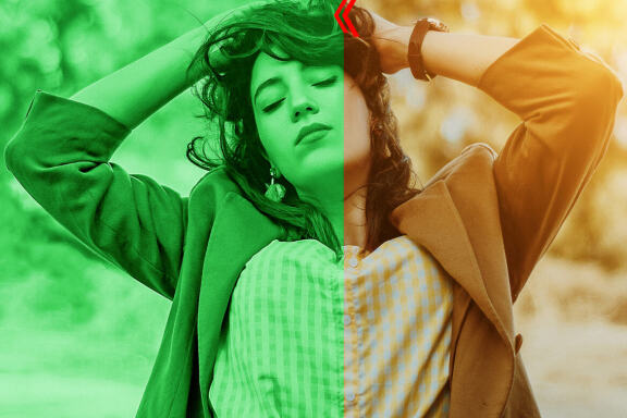Green Color Effect Photoshop Action