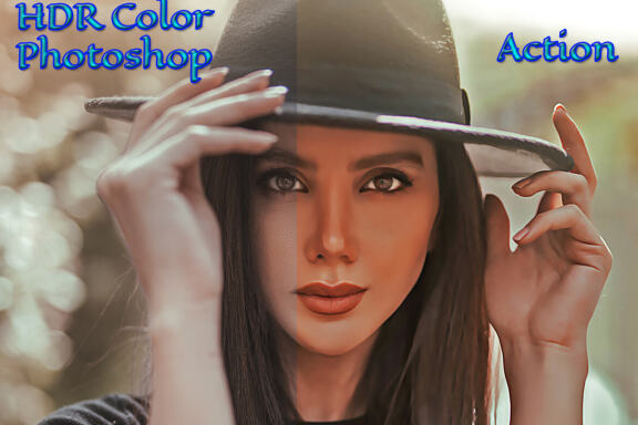 HDR Photoshop Color Action