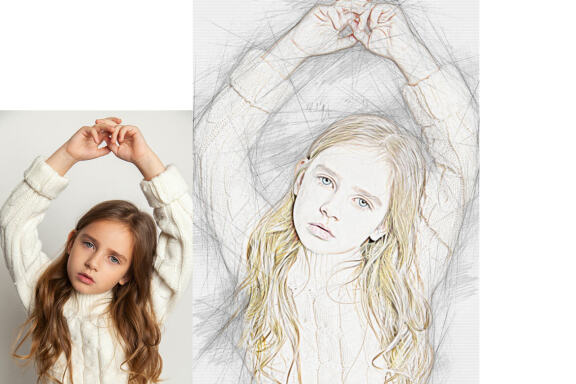 Modern Sketch Photoshop Action