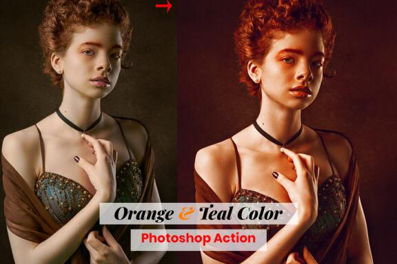 Orange & Teal Color Photoshop Action